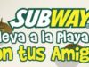 Concurso Subway te lleva a la playa con tus amigos, gana un viaje a Cancún para 5