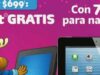 Promoción internet Telcel: tablet gratis en plan Telcel 7gb por $699 al mes