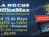 Venta Nocturna Office Max 15 de mayo: gratis tablet Polaroid