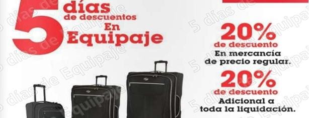 Promoción Sears: aprovecha los 5 días de descuento en equipaje - Ganapromo