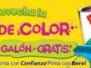 Promoción Berel: obtén gratis un galón de pintura