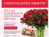 Promoción Envíaflores: gana chocolates gratis en la compra de $399