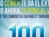 Promoción Cemex Extra te Pone al Volante: gana una de las 100 Chevrolet Tornado 2015