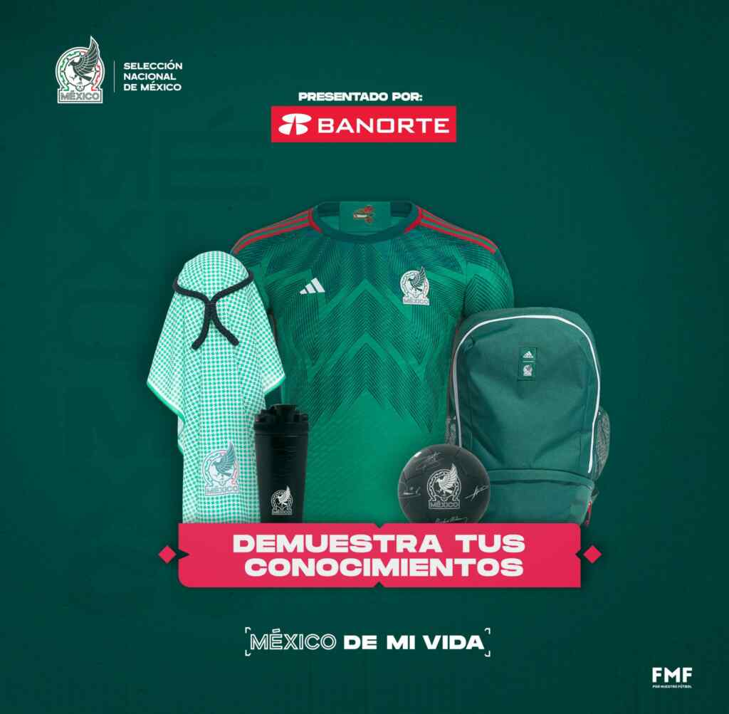 Gana un kit de la seleccion Mexicana con jersey balon autografiado turbante mochila y mas Ganapromo