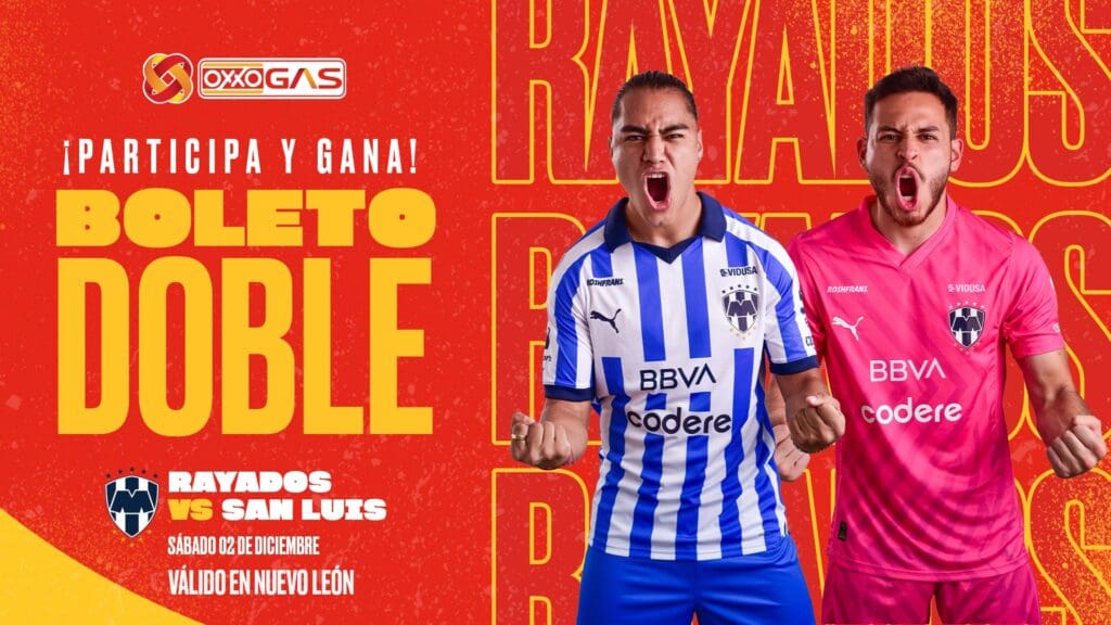 Oxxo Gas regala boletos al partido de Monterrey vs San Luis de cuartos
