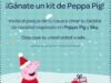 Concurso Navidad con Peppa Pig: Gana 1 de 10 kits de Peppa Pig