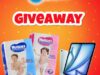 Gana 1 de 5 iPad Air de 11″ + dotación de pañales Huggies